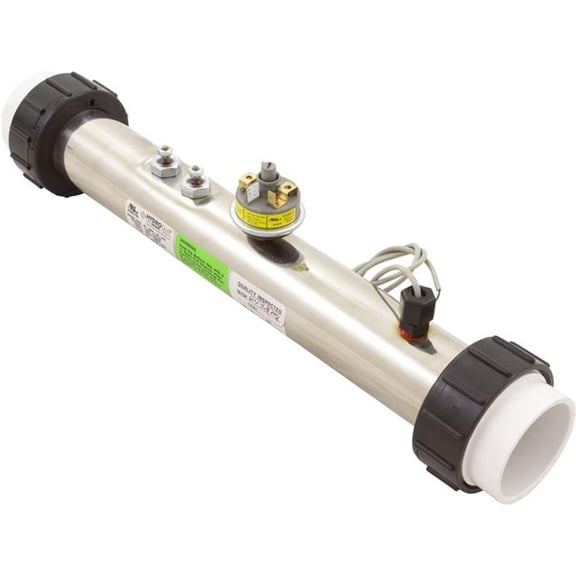 HydroQuip 26-0809-5S-KSP 2.25 x 15 in. 4.0kw Replacement Balboa Heater Assembly with Sensor & Pressure Switch