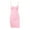 Pink, variant on Slimming Full Length Shapewear Slips Nude Straight Tube Dress Body Shaper Women Skinny Under Dresses Underwire Cup Black