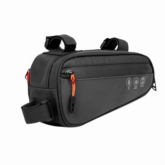 1x Bike Front Frame Bag-Black
