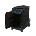 thumbnail image 4 of Zuca 18" Sport Bag - Imperial Plaid with Black/Pink Seat Cover (Black Frame), 4 of 9