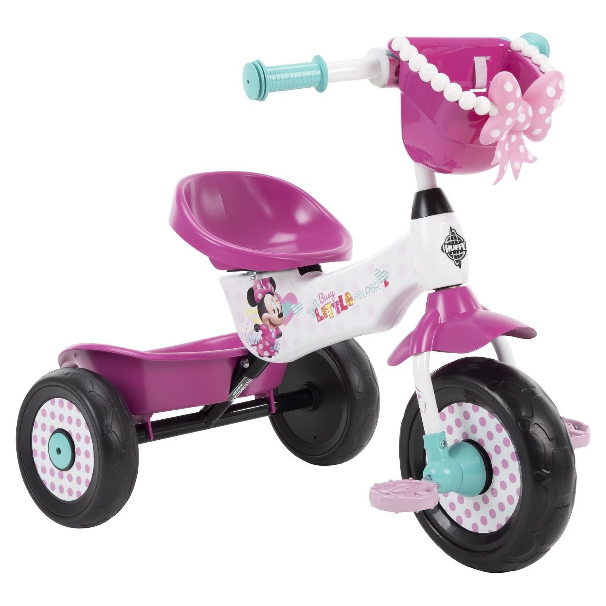 Minnie mouse trike with parent handle 2025
