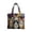 Cat Pattern -32X31CM, variant on Playful Kittens Quilted Tote Bag - Handcrafted Patchwork Cat Tote, Durable & Stylish, Ideal for Cat Lovers, Daily Use