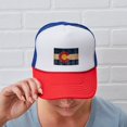 thumbnail image 6 of CafePress - Colorado Flag - Adjustable Unisex Printed Trucker Hat with Mesh Back, 6 of 10