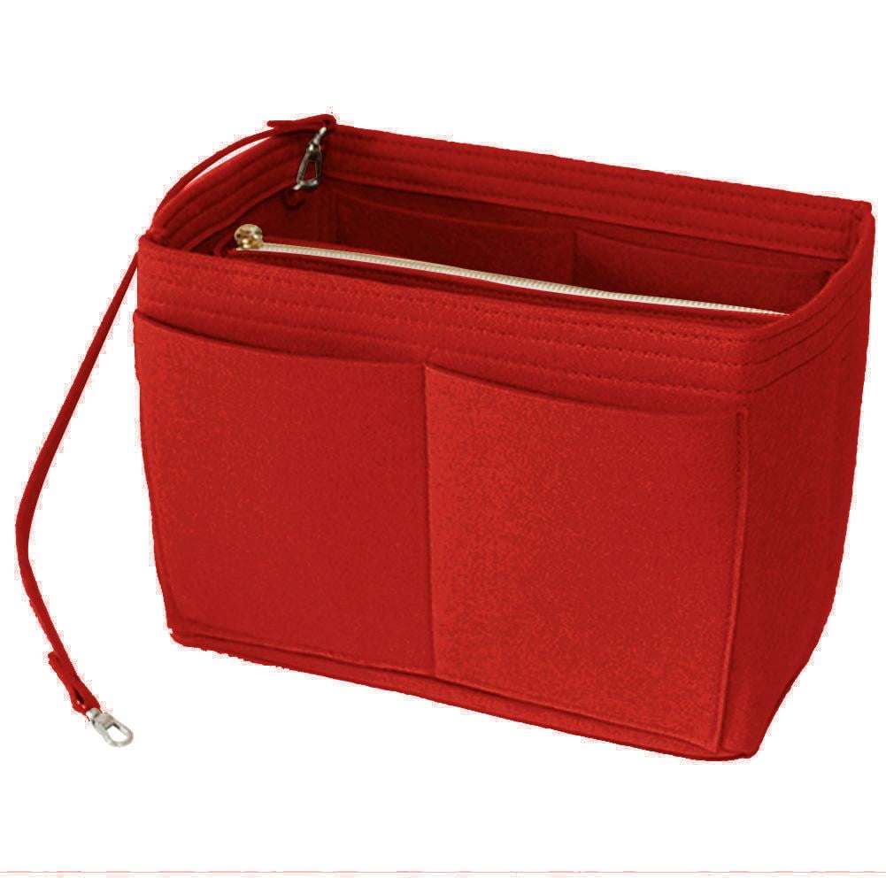 VANCORE Purse Organizer Insert,Felt Bag Organizer with Detachable Zipper cover,Bag in Bag VANCORE Purse Organizer Insert,Felt Bag Organizer with Detachable Zipper cover,Bag in Bag