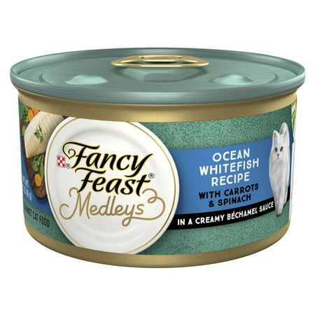 UPC: 0050000503346 | Purina Fancy Feast Medleys Wet Cat Food Ocean Whitefish Veggies 3 oz Cans (24 Pack)