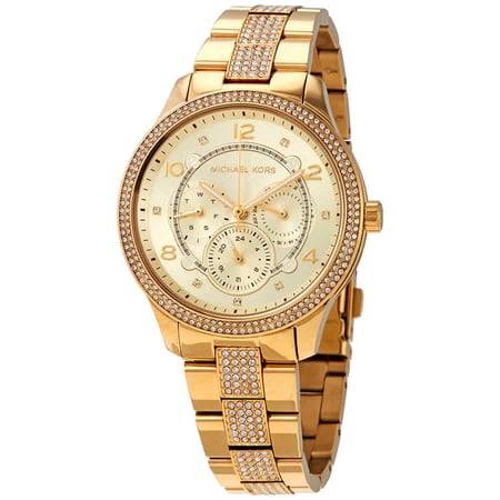 Michael Kors Cooper MK6613 Women's Gold-Tone Quartz 38mm Watch MSRP $325