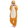 thumbnail image 1 of FUNCOS Costume de Tigre Adulte Unisexe Cosplay Chaud et Confortable Pyjama en Peluche S, 1 of 2