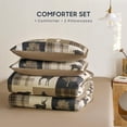 thumbnail image 2 of Set de edredón Wake In Cloud Rustic Cabin Christmas King, 2 of 7