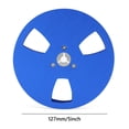 thumbnail image 3 of Estante de reproductor de carrete de cinta vacío de 3 agujeros de 5 pulgadas para Studer ReVox /TEAC/BASF (azul), 3 of 5