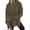 Army Green, variant on PRETTYGARDEN Womens Oversized Hoodies Side Slit Sweatshirts Fall Fashion Trendy Outfits, Thumbholes & Unique Center Seam, Comfort Drop Shoulder Pullover, Chic Tunic for Leggings