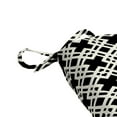 thumbnail image 2 of Mainstays 15.5" D x 17" W Black & White Lattice Rectangle Outdoor Seat Pad (1 Pack), 2 of 9