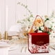 thumbnail image 1 of Caja de dulces de boda, caja de regalo de mano, caja de regalo para , suministros de novia de boda románticos elegantes con asa para regalos Rojo 18x18x18cm Macarena Bolsa de caramelos, 1 of 8