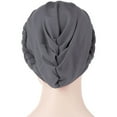 thumbnail image 3 of Bangcool Turban Headwrap Twisted Braid Cotton Beanie Headwrap Hair Cover Wrap Sleep Hat, 3 of 10
