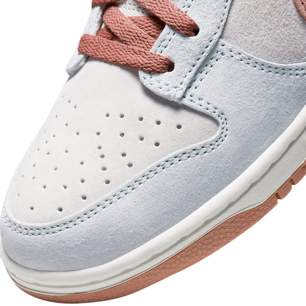 Men's Nike Dunk Low Retro PRM Phantom/Fossil Rose-Aura (DH7577 001