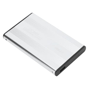 HDD Enclosure, HDD Enclosure Plug Play Hard Drive Enclosure SSD Adapter 3TB USB2.0 SSD Hard Disk Box for OS X Laptops External Data Storage