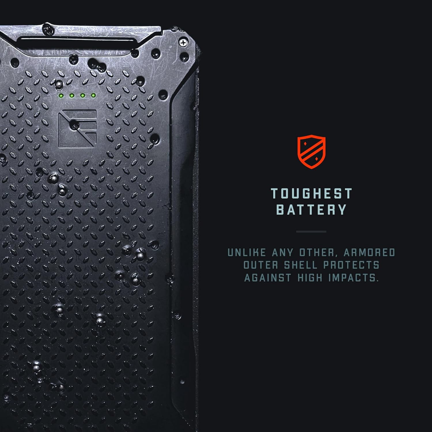 Dark Energy Poseidon Pro Indestructible Portable Charger, Desert Tan | Fast Charging USB-C Ports, Ultra-Durable Armor Flex, 10,200 mAh, Waterproof, for Outdoor Survival & Emergency Supplies