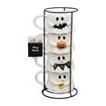 thumbnail image 6 of Way To Celebrate Halloween Ghost Stack Ceramic Mugs, 4-Pack, White, 12 fl oz, 6 of 6