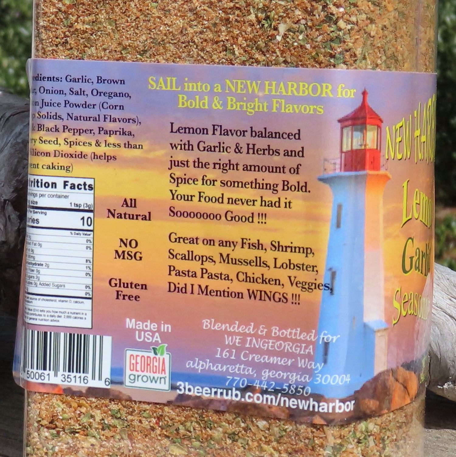 New Harbor - 24 oz Lemon Garlic Seasoning