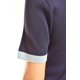 thumbnail image 4 of Blusa acanalada tipo polo Roman Fashion /Juvenil, 7280 (Azul marino) azul marino G, 4 of 5