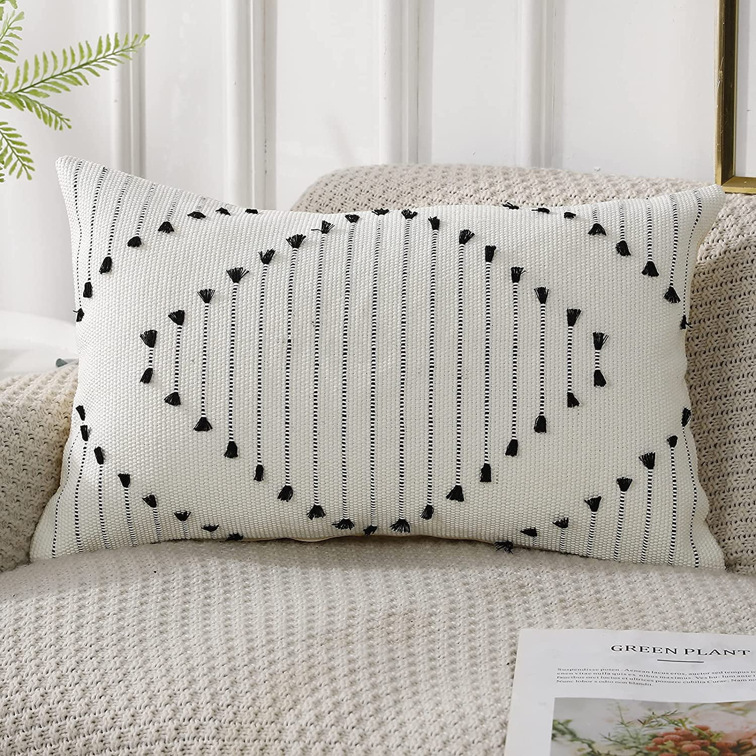 Bohemian lumbar pillow hotsell