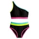 thumbnail image 3 of TaTaai Women's 2026 New Neon Color Two Piece Bikini Set V Neck Drawstring Design High Waisted Bottom Soft Stretchy Fabric Comfortable Stylish Swimwear for Beach Pool Vacation Gift, 3 of 3