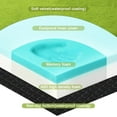 thumbnail image 2 of Memory Foam Camping Mattress pad, Comfortable Thick Floor Sleeping Mat for Adults with Waterproof and Non-Slip Bottom, Portable Roll Up Mattress for Sleepover Guest,Cot Mad for Car Camping, 2 of 10