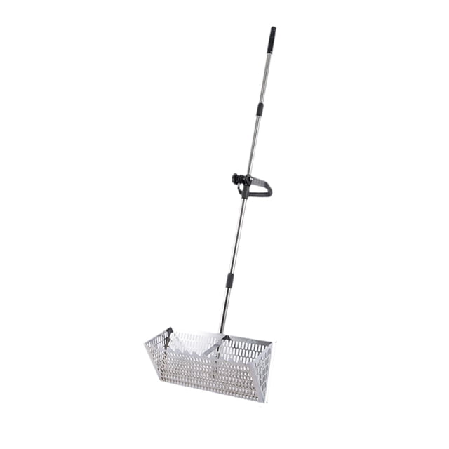koolsoo Sand Rake Convenient Large Telescopic Handle Carbon Steel Premium Pet Shovel