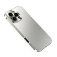 thumbnail image 2 of Dteck Metal Case for iPhone 16,Luxury Alloy Frame Slim Back Case Shockproof Magnetic Lock Cover for iPhone 16,Titanium, 2 of 8