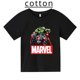 thumbnail image 2 of 2024 Nueva camiseta de algodón estampada para niños y niñas con patrón Marvel, camiseta de manga corta de verano para niños, 2 of 5