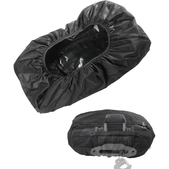 22”x9.8”x7.5” Car Winch Cover,Winch Accessories,Car Accessories,Heavy Duty 600D Oxford Fabric Winch Covers Waterproof Winch Protection Cover, Suitable for 8500-17500 Lbs Electric Winches