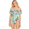 thumbnail image 2 of Ralph Lauren MULTI Off the Shoulder One Piece Swimsuit, US 16, 2 of 4