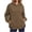 c01Brown, variant on LNWUY Split Curved Hem Hoodie Pullover Top for Women Loose Fit Long Sleeve Sweatshirt Fall Winter Casual Blouse with Pockets White XL