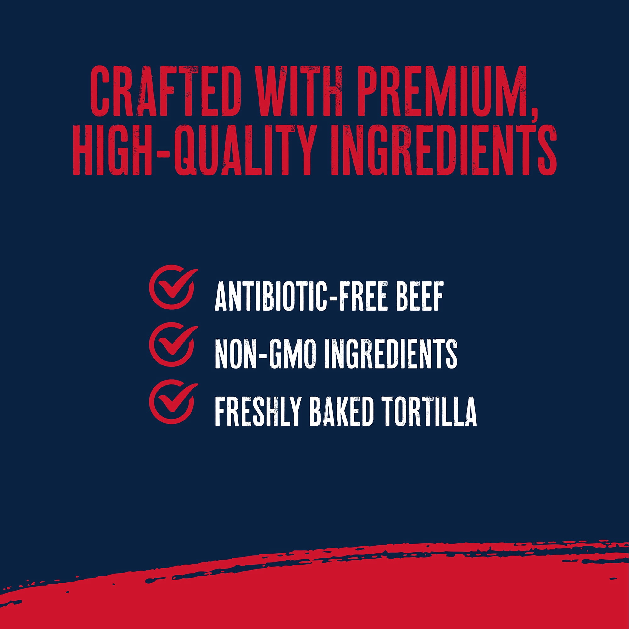 Red's Cheesy Beef and Bean Burrito, 16 oz, 4 Count (Frozen)