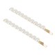 thumbnail image 1 of Ofertas Únicas 1 Par de Horquillas en Fila con Perlas Falsas Clips para el Cabello Tono Dorado Beige, 1 of 5