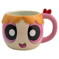 thumbnail image 2 of Taza Grande de Cerámica, Diseño Esculpido en 3D, Chicas Super Poderosas, Modelo Bombón, Capacidad 591 mililitros, 2 of 4