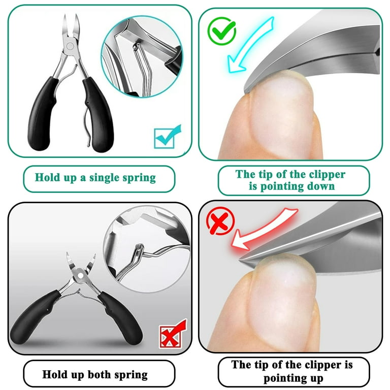 LANNEY 7-Piece Toenail Clipper Set For Thick Nails photo 4