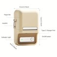 thumbnail image 4 of Inkless Label Maker Portable Thermal Label Printer for Clothing Jewelry Business Retail Compatible with iOS & Android Includes 1 Roll 50x30mm White Label, 4 of 5