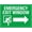 Warning Sign 3, variant on Emergency Exit Window Right Arrow Sign - 8"x12" Wall Decor for Home Kitchen Farm Garden Garage
