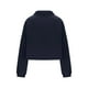 thumbnail image 4 of Chaqueta deportiva de polar de moda para mujer, de manga larga, sin capucha, informal, con cuello alto y cremallera. Abrigo para mujer., 4 of 5