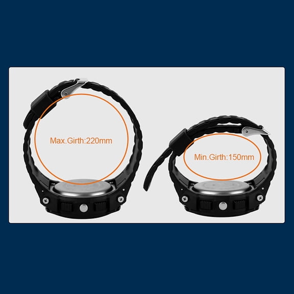 Waterproof Date Fashion Solar Power Dual Time Sports Military Watch Waterproof Wristwatch for Men and Women