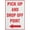 Warning Sign 3, variant on Warning Beware Of Falling Branches Outdoor Signs Aluminum 8"x12"ch Uv Ink Printed For House And Business