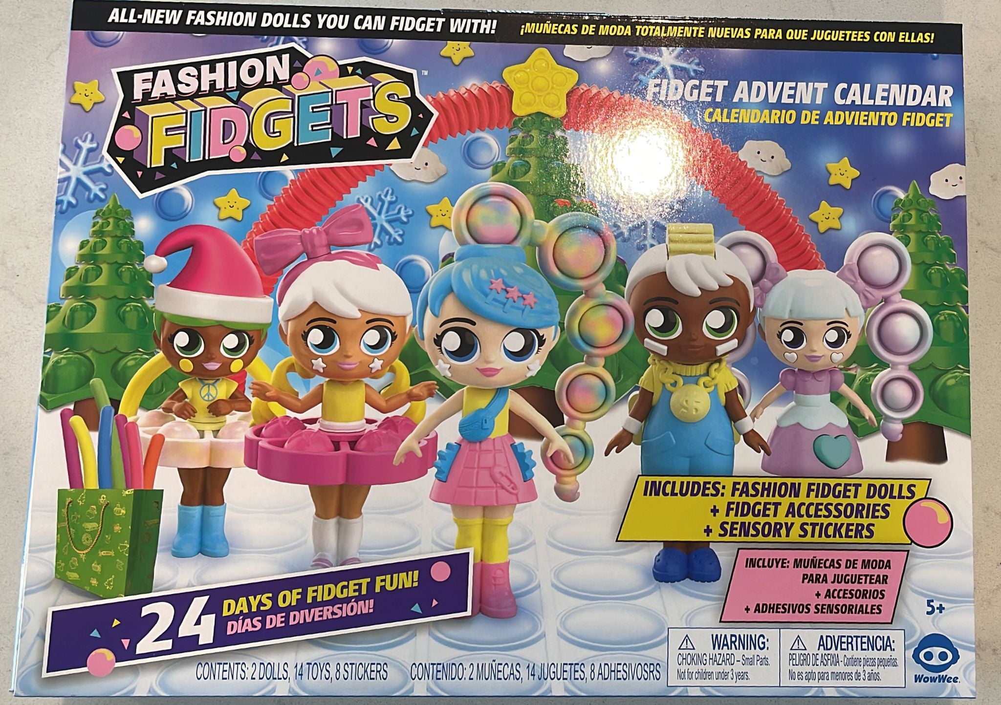 Fashion Fidgets Christmas Advent Calendar 24 Days with Dolls Accessories New Box - Walmart.com Fashion Fidgets Christmas Advent Calendar 24 Days with Dolls Accessories New Box - Walmart.com