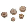 thumbnail image 3 of 100pcs Wooden Wood Log Slices Discs Mini Decorative Rustic Wedding Supplies, 3 of 8