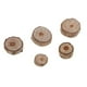 thumbnail image 3 of 100 Piezas de Rodajas de , Discos Naturales Sin Terminar, Adornos de de árbol, Círculos de , Discos de Registro para Manu Gloria rebanadas de madera natural, 3 of 8