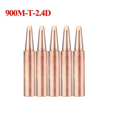 

BAMILL 5pcs 900M-T Copper Soldering iron tips Lead-free welding solder tip 933.907.951