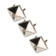 thumbnail image 4 of 100 remaches punk pirámides cuadrados con 4 garras de metal en colores ro, plata, negro, bronce, perfectos para pulseras, ropa, zapatos, bolsos, para proyectos ideales, 4 of 7