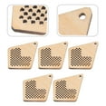 thumbnail image 3 of 5Pcs Wooden Cross Stitch Chips DIY Gift Wooden Chip Pendant Mini Cross-stitch Board, 3 of 8