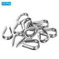thumbnail image 3 of Unique Bargains M8 Stainless Steel Thimble, 12 Pack Wire Rope Thimbles for 5/16' Wire Rope, 3 of 6