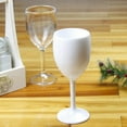 thumbnail image 4 of Plastic Wine Glass White Plastic Champagne Glass Plastic Goblet Gift Wine Glass, 4 of 8