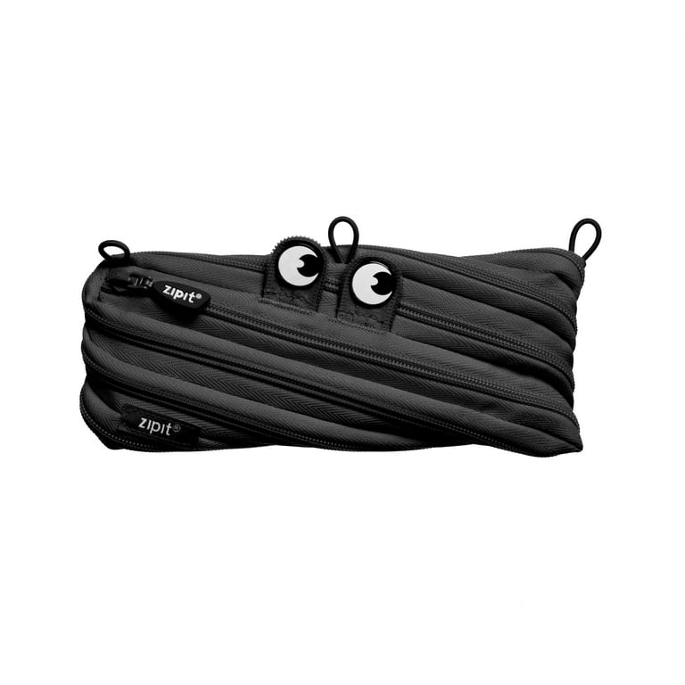 Zipit Color in Pencil Case, Pencil Pouch for Kids, Marker Included (Black & White)